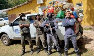 Operação da Sema-MT retira mais de meia tonelada de cevas fixas do Rio Cuiabá