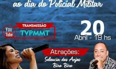 PM realiza live com promoção de 516 policiais militares e atrações musicais nesta terça-feira (20)
