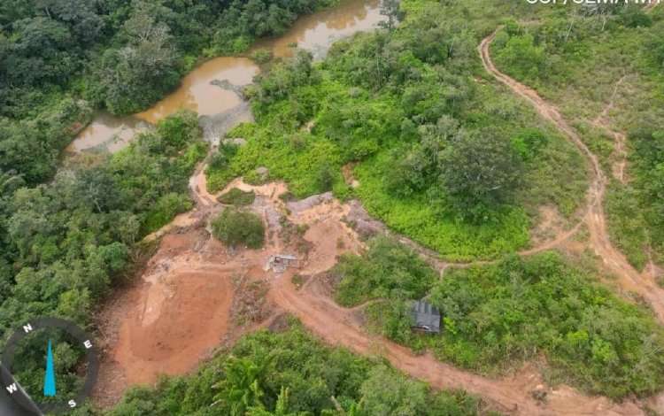 Sema e Ciopaer desativam garimpo ilegal em Parque Estadual Igarapés do Juruena