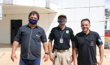 Iniciados os trabalhos de limpeza do terreno para construção da base integrada de segurança pública em Comodoro