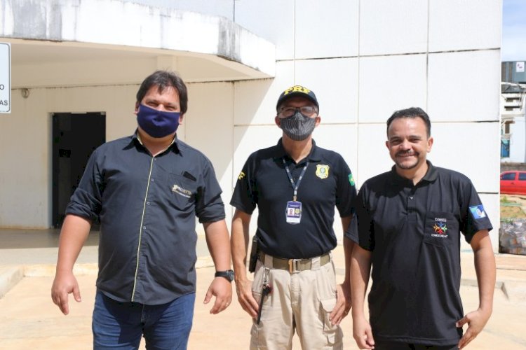 Iniciados os trabalhos de limpeza do terreno para construção da base integrada de segurança pública em Comodoro