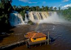 Conheça Mato Grosso: Salto das Nuvens encanta com queda d’água em meio à paisagem de árvores exuberantes