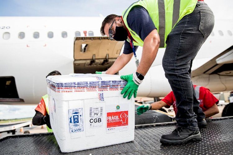 Mato Grosso recebe 100.860 doses de vacina contra a Covid-19 nesta quarta-feira (02)