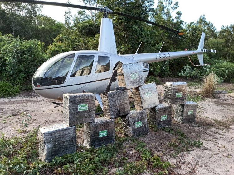 Aeronave que transportava 300 kg de cocaína é apreendida e piloto e mais 2 são presos em fronteira de MT com a Bolívia
