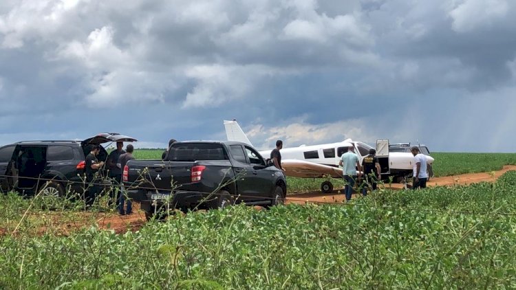 FAB intercepta avião que fazia rota suspeita em Vilhena, RO
