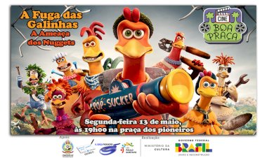 Nesta segunda (13) aniversário de Comodoro é dia de “Cine Boa Praça”