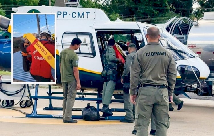 Equipes de Mato Grosso auxiliando em operações de resgate no RS