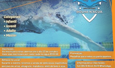 2º Festival de Natação Bolha N’ Água de Comodoro está chegando