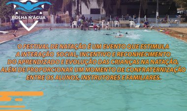 O 2º Festival de Natação Bolha N’ Água está chegando!