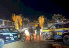 PRF e Polícia Civil recuperam no interior de Mato Grosso escavadeiras furtadas no Rio de Janeiro