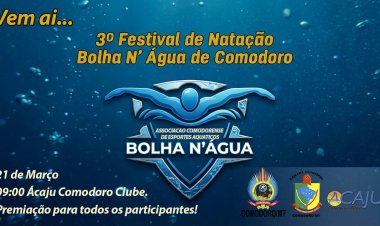 3º Festival de Natação Bolha N’ Água: Venha Nadar e se Divertir!